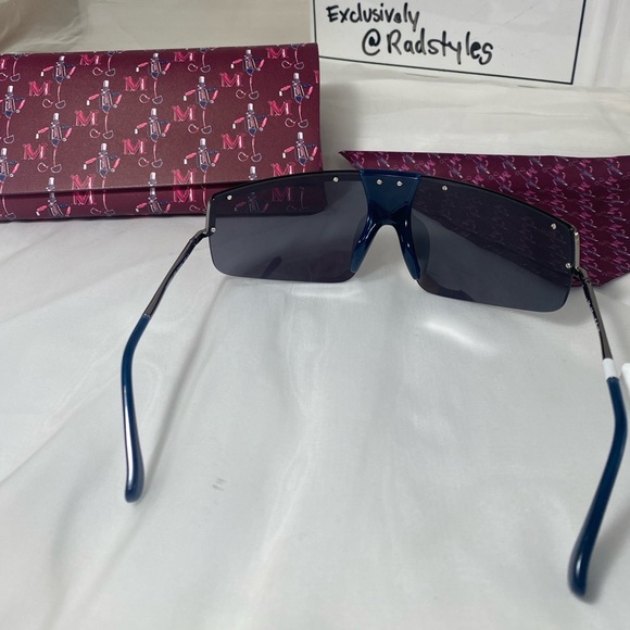 MAX MARA futuristic shield modern sunglasses - Picture 7 of 10